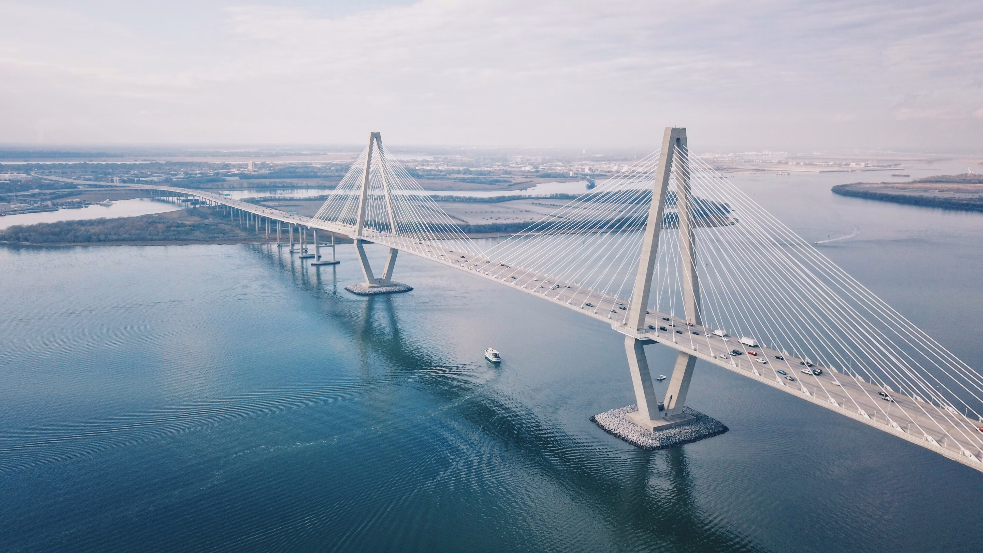 The Arthur Ravenel Jr. Bridge over the Cooper River in Charleston, South Carolina